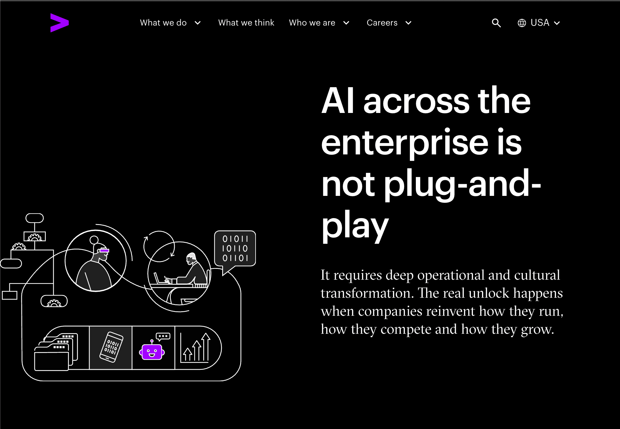 Accenture: AI across the enterprise is not plug-and-play